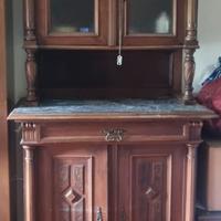 Credenza vetrina antica per salotto