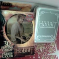 Carte poker Lo Hobbit 3D,doppia scatola,sigillate