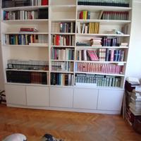 Libreria smontabile bianca laccata