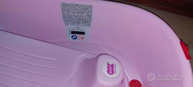 Vaschetta bagnetto rosa onda baby