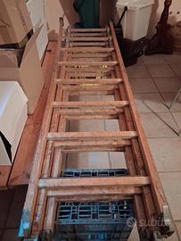 scala legno allungabile 3 pezzi