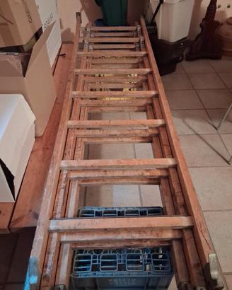 scala legno allungabile 3 pezzi