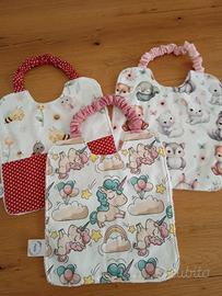 set di 3 bavagli grandi 