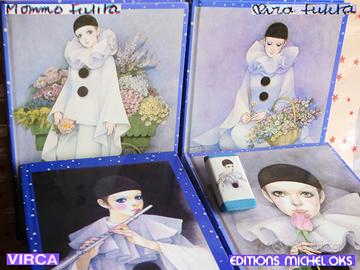 PIERROT VINTAGE 1980 Diario Quaderni Gomma NUOVI🌹