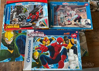 Puzzle 2 spiderman 1 Pinocchio