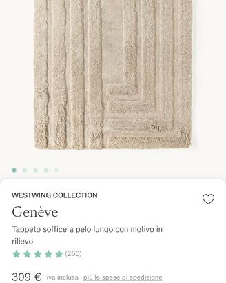 Tappeto a pelo lungo