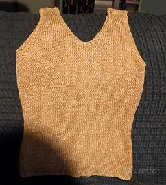 canotta lavorata  mano