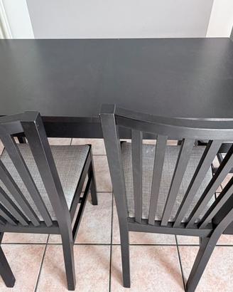 TAVOLO IN LEGNO NERO