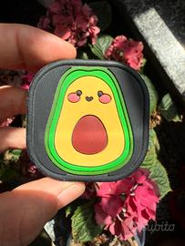 Galaxy buds live rosa con cover avocado