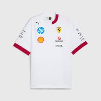 Puma Ferrari T-shirt white edition GP Miami 2025