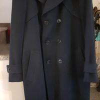 Cappotto doppiopetto lana seminuovo col.NAVY-tg46