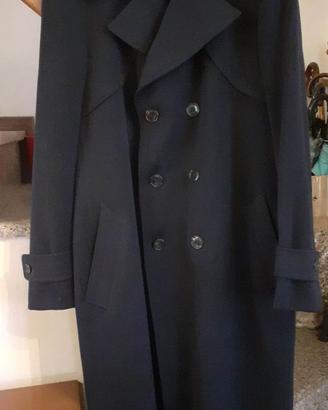 Cappotto doppiopetto lana seminuovo col.NAVY-tg46