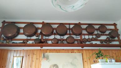 pentole antiche in rame 