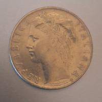 Rara Moneta 100 Lire 1956 - Repubblica Italiana - 