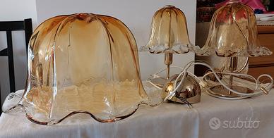 LAMPADARIO Murano LA MURRINA completo di N. 2 ABA