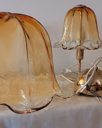 LAMPADARIO Murano LA MURRINA completo di N. 2 ABA