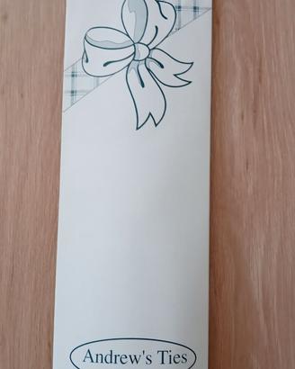 Cravatta nuova Andrew's Ties, confezione originale