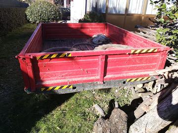 Carrello  trazionato per motocoltivatore Pasquali