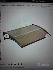 Pensilina tettoia per finestra e porta