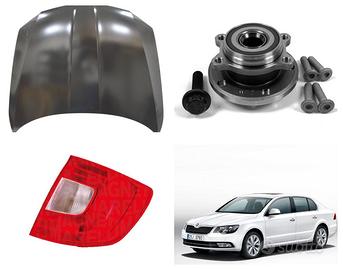 SKODA SUPERB musata cofano sospensioni fanale box