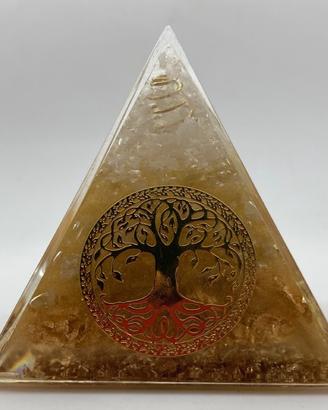 Piramide Orgonite Labradorite Albero Vita