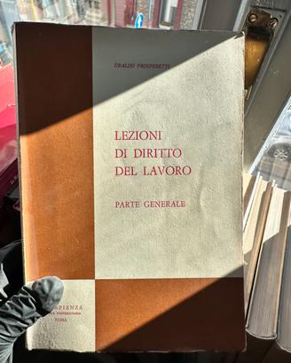 Lezioni di Diritto del Lavoro -Ubaldo Prosperetti