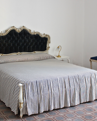 LETTO STILE BAROCCO/SHABBY CON TESTIERA CAPITONNE'