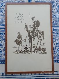 Picasso Don Quichote stampa originale 1960