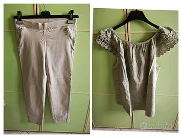 completo da donna vestito + pantalone 