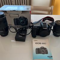 Canon 60D con zoom 15-85 e 70-300