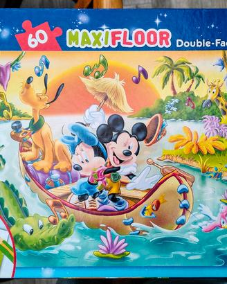 Puzzle 60 pezzi Disney 2 in 1 