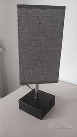 lampada da tavolo touch  con presa usb