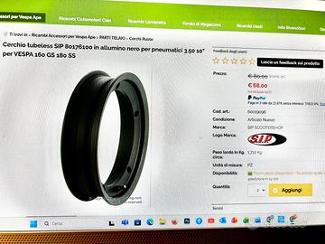 Cerchio Tubeles vespa