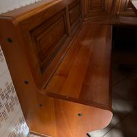 Panca in legno massello con angolo (2mx140)