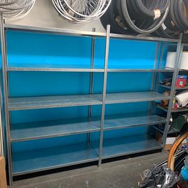 scaffale in metallo zincato 