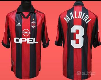 Maglia Milan 1998-99 Maldini originale dell'epoca 