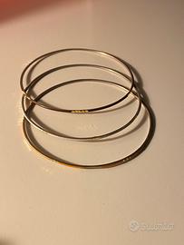 Bracciali oro lavorati smalto colorati