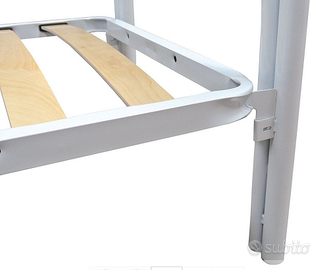 LETTO SINGOLO ROBUSTO IN FERRO SMONTABILE