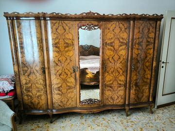 Armadio Radica Noce anni 50