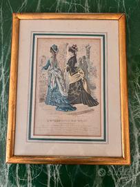 Stampa antica Moda 1860