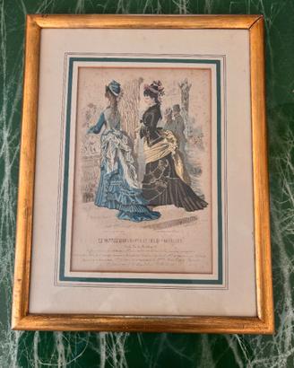 Stampa antica Moda 1860