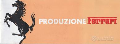 FERRARI "PRODUZIONE" - DEPLIANT ORIGINALE VINTAGE