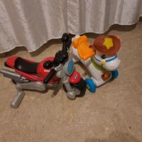 BABY RODEO CHICCO + MOTO DUCATI MONSTER CHICCO