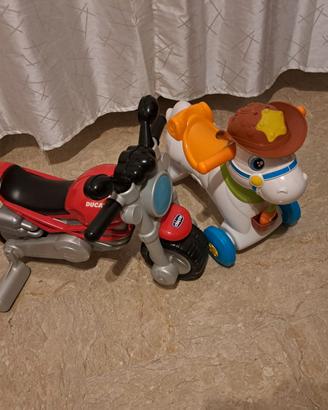 BABY RODEO CHICCO + MOTO DUCATI MONSTER CHICCO