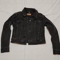 Giacca di Jeans Nera Donna Vintage Levi’s M
