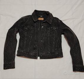 Giacca di Jeans Nera Donna Vintage Levi’s M