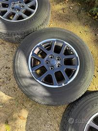 4cerchi in lega Jeep originali + gomme Bridgestone