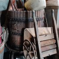 torchio uva in legno 