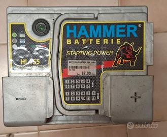 Batteria auto 55Ah 480A + Caricabatterie Starter