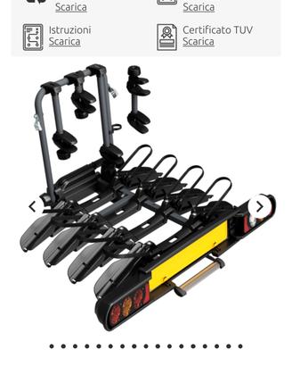 portabici da gancio traino Peruzzo pure instinct 4
